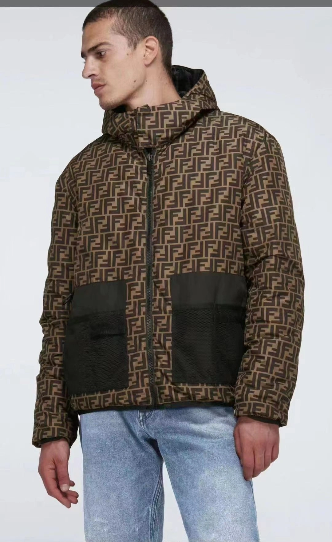 wg.luxury-- F594i Down jacket reversible item:E-F355J2123H